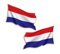 Lot de 2 autocollants en vinyle motif drapeau des Pays-Bas 10 cm - Autocollant de voyage hollandais aventure monde pays emplacement scrapbooking bagage autocollant #81782