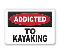 Lot de 2 autocollants en vinyle pour ordinateur portable ou kayak 10 cm