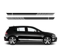 Lot de 2 Autocollants en Vinyle pour portières de Voiture, Style Course, pour VW, Golf 8, 7, 5, 4, 6, GTI MK8, MK7, MK5, MK6, MK4, Accessoires Automobiles