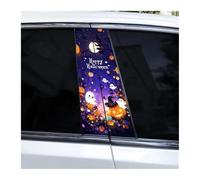 Lot De 2 Autocollants Fantômes D'Halloween Pour Piliers De Portière De Voiture(G)