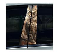 Lot De 2 Autocollants Imperméables En Forme De Chat Maine Coon Pour Pilier B De Voiture, Décoration D'Halloween, DIY(I)