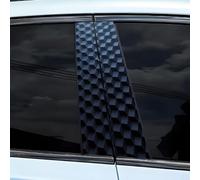 Lot de 2 autocollants imperméables en vinyle pour colonne B de voiture, 50 x 25 cm, motif dés, protection de pilier de porte, décoration à faire soi-même, installation facile à décoller et à coller (A