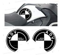 Lot de 2 autocollants latéraux pour réservoir compatible avec R1200GS Adventure 2006-2013 R 1200 GS Motorrad Moto R1200 ADV (noir)