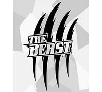 Lot de 2 autocollants Monster Kralle pour moto et voiture The Beast OEM Devil Tuning c