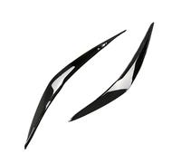 Lot De 2 Autocollants Noirs Brillants pour Phares Avant pour Série 1 F20 F21 118i 120i 2015 2016 2017 2018 2019(Glossy Black)