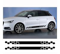 Lot de 2 Autocollants, pour Bas de Caisse, pour Audi A1 8X GB GBA Sportback Quattro Ego Plus TFSI E-Tron Urban Accessories