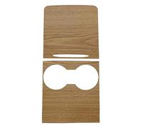 Lot de 2 Autocollants pour Panneau de Commande Central Compatible pour Tesla pour Modèle 3/pour Modèle Y 2021, Accessoires de Protection Intérieure de Voiture, Autocollants en Grain de Bois