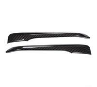 Lot de 2 autocollants pour pare-chocs avant et feux de brouillard pour BMW X1 2016-2018, ABS chromé brillant, texture fibre de carbone, bandes décoratives extérieures de voiture (texture fibre de
