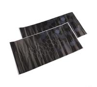 Lot de 2 autocollants pour pilier B en nid d'abeille - Vinyle PET - Décoration de poteau de porte automobile pour personnalisation de véhicule, 50 cm x 25 cm, (C)