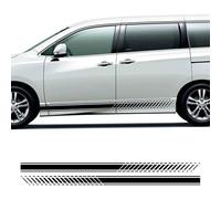 Lot de 2 Autocollants pour portières de Voiture, pour Nissan Elgrand E50 E51 E52 2.5 3.5, pièces de Camping-Car, Rayures Graphiques, Accessoires de réglage, décalcomanies en Vinyle