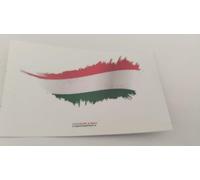 Lot de 2 autocollants pour voiture Motif hungary Airbrush de la Hongrie 8 x 5 cm