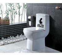 Lot de 2 autocollants Star Wars « USE THE FORCE » - Accessoire de salle de bain amusant avec surface (15 x 20 cm)