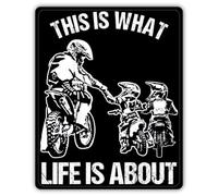 Lot de 2 autocollants « This is What Life is About » - Excellente idée cadeau - 12,7 cm - FBAS11105