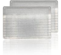 Lot de 2 bâches de brique d'air pour protection contre les nuisibles - Protection contre les rats et les souris - Housse en alliage d'aluminium pour empêcher les rongeurs et les parasites d'entrer