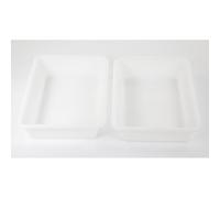 Lot de 2 Bacs de 2 litres pour appareil à Ionophorèse Ionomat