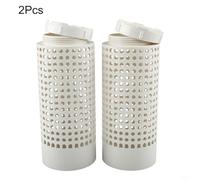 Lot de 2 bacs de compostage à insectes pour jardin, construction en PVC pour une décomposition efficace des déchets