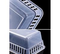 Lot de 2 bacs de rangement empilables pour congélateur, réfrigérateur, garde-manger et cuisine