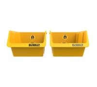 DeWalt bacs de rangement DWST82813-1 – plastique durable et système intégré – lot de 2