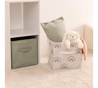 Lot de 2 bacs rangements enfant - soleil vert TU