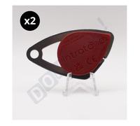 Lot de 2 Badges Intratone RFID Rouge - Réf. 08-0104 - Accès copropriété et immeuble - Programmation par syndic