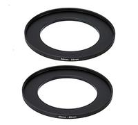 Lot de 2 bagues d'adaptation 58-82 mm, bague de filtre 58 mm à 82 mm, bague d'intensification 58 mm mâle 82 mm femelle pour objectif d'appareil photo reflex numérique et filtres infrarouges ND UV CPL