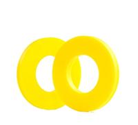 Lot de 2 bagues d'amortisseur en caoutchouc for capot avant, for Fiat, Panda MK1, MK2, Gingo, City, Cross, support supérieur de palier de crémaillère
