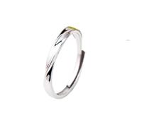 Lot De 2 Bagues De Couple En Argent Sterling 925 Pour Homme Et Femme, Alliance Réglable, Promesse D'Éternité, Pour Elle Et Lui, Alliance Fine, Bijou Tendance