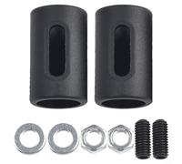 Lot de 2 bagues de limitation pour foret conique, collier d'arrêt réglable pour le travail du bois, bague de localisation en métal pour entraînement de vis affleurante, convient pour fraisage et