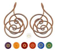 Lot de 2 bagues de méditation en forme de paume en pour soulager le stress, accessoire de doigt réglable avec rotation lisse, fournitures de pleine conscience pour jeunes, adolescents,