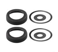 Lot de 2 bagues de piston et joints toriques en cuir de rechange pour pompes manuelles de type 90 avec 4 joints toriques 9 mm ID
