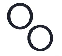 Lot de 2 bagues d'étanchéité en silicone pour tête d'infusion La Spaziale S1 pour machine à expresso Mini Vivaldi 64 mm x 52 mm x 6,4 mm Noir Joint de rechange pour la maison pour l'entretien et les