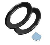 Lot de 2 bagues Step Up 58 mm-77 mm (objectif de 58 mm vers filtre 77 mm), accessoire convertisseur d'objectif d'appareil photo