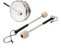 Lot de 2 baguettes de percussion en feutre pour grosse caisse, poignée souple et antidérapante, batteurs de batterie , pour adultes, pour la pratique de concert, pour orchestre scolaire