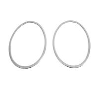 Lot de 2 baguettes de phare pour Nissan Juke 2021-2025 en acier inoxydable