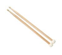 Lot de 2 baguettes en feutre pour marteau de tambour, timbales, instrument de percussion, pratique à jouer à double tête en feutre