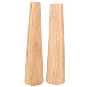 Lot de 2 baguettes rondes ovales pour bracelet en bois, outil d'enroulement de fil, outil de fabrication de bijoux, outils de traitement