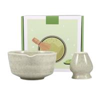 Lot de 2 balais à Matcha - Pelle en Bambou élégante - Pelle, passoire, Porte-Fouet - Cuillère en Bambou - Balai - Cérémonie - pour débutants (Vert Matcha 2)