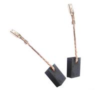 Lot de 2 balais de carbone 1619PC1300 compatibles avec meuleuse d'angle GWS800, 5,5 x 11 x 15 mm avec fil et ressort