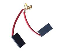 Lot de 2 balais de carbone 6,3 x 12,5 x 24 mm pour tronçonneuse Worx WG303e WG307 T17E B&Q compatible avec fils et ressorts à brosse