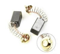 Lot de 2 balais de carbone 6,5 x 7,5 x 12 mm - Pièces de moteur de rechange pour marteau perforateur rotatif Guild PDH26G 1000 W - Composants en fibre de carbone
