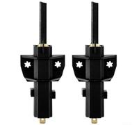 Lot de 2 balais de carbone Ceset pour machine à laver Hoover Candy 49018683 92126721 - Compatible avec Dynamic Next L94MF7