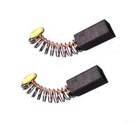 Lot de 2 balais de carbone pour moteur - 6 x 8 x 14 mm - Pièces de rechange pour outils électriques, perceuses, ponceuses, meuleuses, kit de réparation en fibre de carbone et composants métalliques
