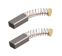 Lot de 2 balais de carbone pour moteurs électriques, 13 mm x 6 mm x 4 mm, compatible avec scies circulaires, meuleuses d'angle, perceuses, nettoyeurs sous vide