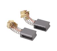 Lot de 2 balais de charbon 195007-0 pour CB-407-419 HP2030 HP1641 | Lot de 2 balais de charbon de rechange pour restaurer les moteurs d'outils électriques fonctionnant par intermittence.