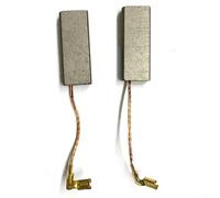 Lot de 2 balais de charbon avec fil et ressorts pour tronçonneuse McCulloch 2200 X73 pour Flymo Woodshark 350 400 D94