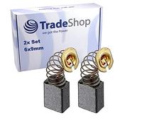 Lot de 2 balais de charbon CB-411 pour perceuse Makita 6830 6832 6833 6834 6836 DS4010 DS4011 - Lime électrique 9031 9032 / charbon moteur 6 x 9 mm