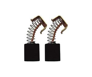 Lot de 2 balais de charbon compatible avec Einhell Bavaria TE-AG 115 TE-AG 115/600 BPSL 750 BES 125 BT-AG 500 RT-AG 500 BEH 710 / charbons de moteur 6 x 10 mm