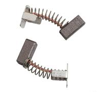 Lot de 2 balais de charbon de rechange pour Bosch 2609199169 26618-01 - Pour meuleuse d'angle GDS 18V-LI GDR 14,4 V - Dimensions : 5,8 x 6,1 x 12,1 mm
