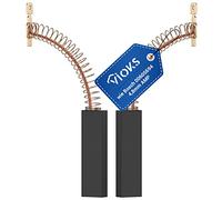 Lot de 2 balais de charbon de rechange pour Bosch Maxx 6 VarioPerfect Siemens IQ300 IQ500 IQ700 00605694 605694 Constructa Charbon 12,3 x 4,8 x 43 mm