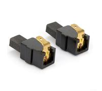 Lot de 2 balais de charbon de rechange pour clés électriques HP1030, HR2400, CB415, CB417, 6905H, 191955-1 et autres modèles d'outils électriques - 6 x 9 x